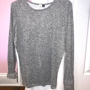 Long Sleeve Layered Blouse